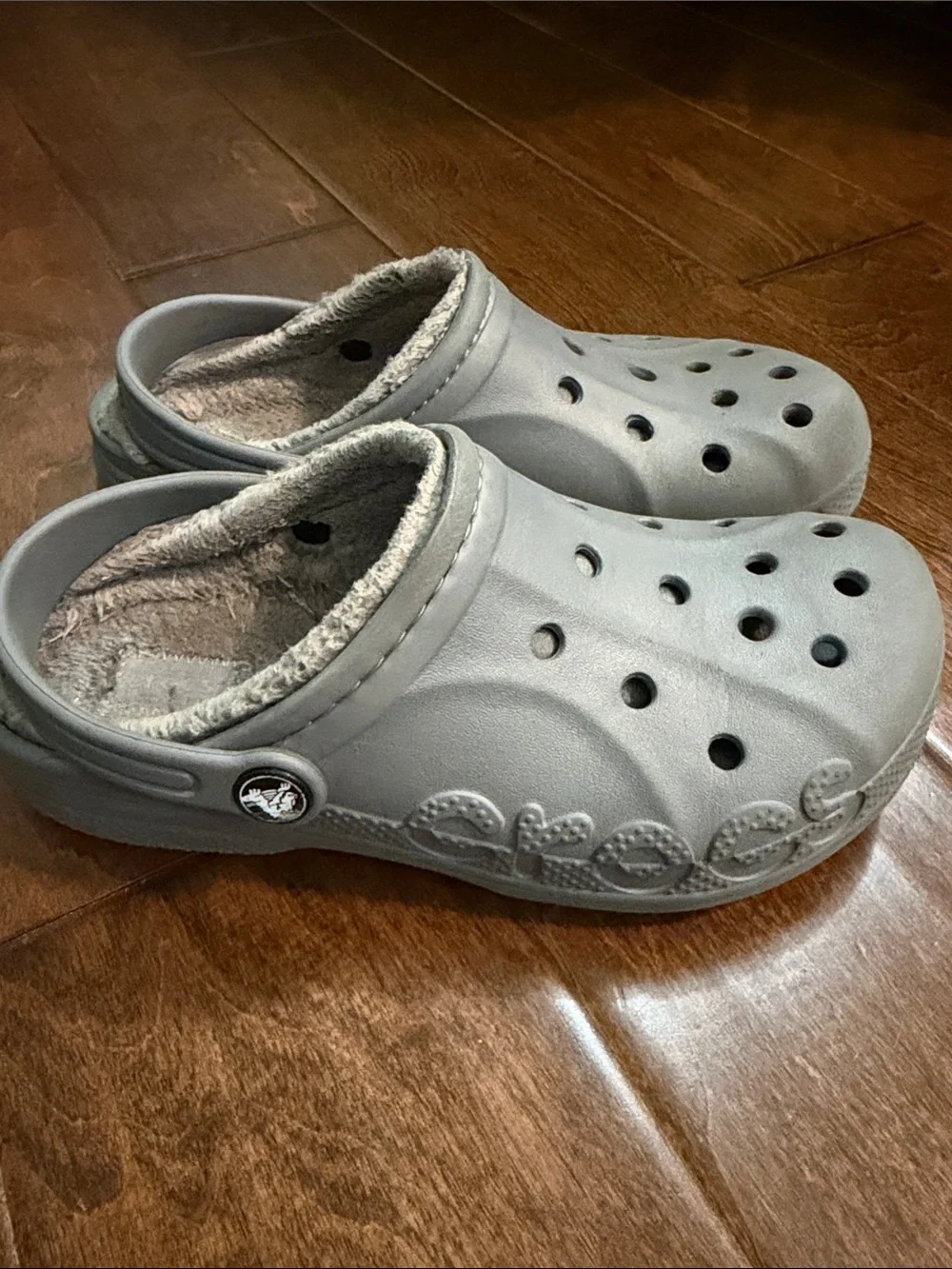 Boys CROCS Clog Shoes with Fleece Lining